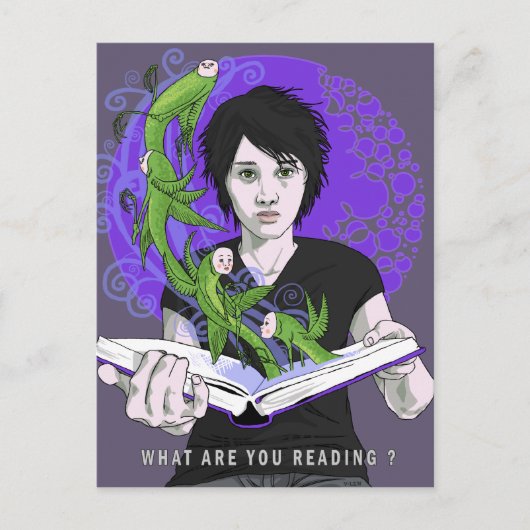 Was lesen Sie Postkarte? Postkarte (Vorderseite)