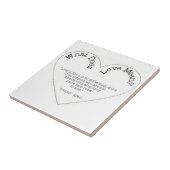 Was Liebe bedeutet - Alte Frau und Menschheit Fliese (Seite)