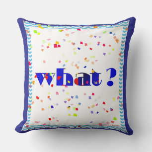 WAS! Logo-Wurfkissen Kissen