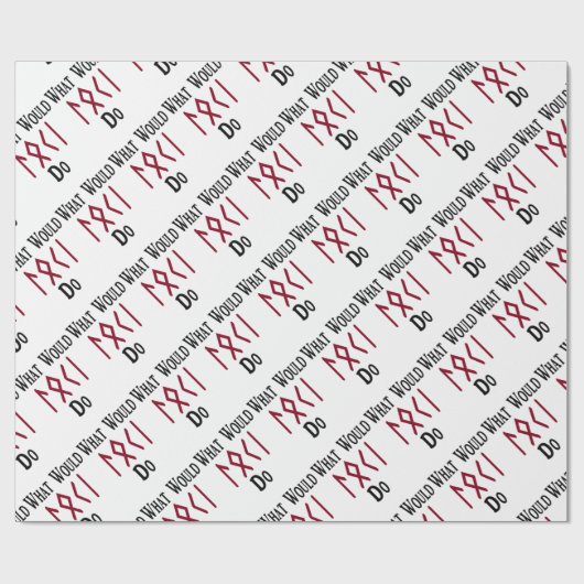 Was LOKI tun würde Geschenkpapier (Flach)