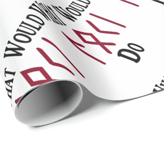 Was LOKI tun würde Geschenkpapier (Rolleneckpunkt)