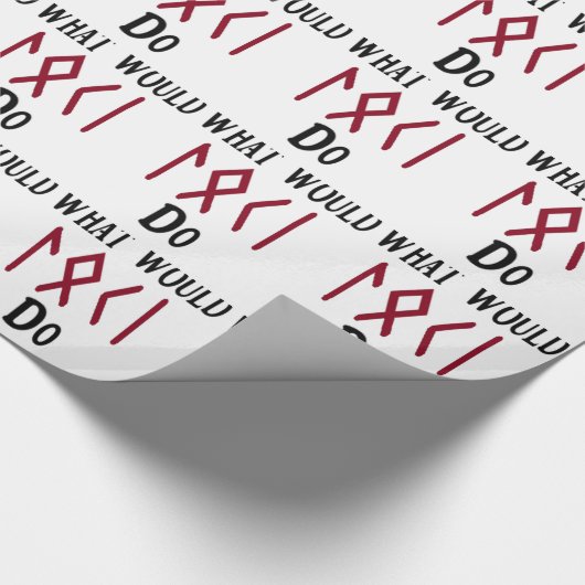 Was LOKI tun würde Geschenkpapier (Ecke)