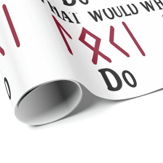 Was LOKI tun würde Geschenkpapier (Rolleneckpunkt)