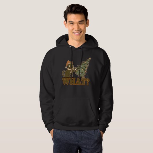 Was? lustige Weihnachten Hoodie (Vorne ganz)