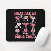 Was machen wir heute, Pe Lehrer Herzen Valentinsta Mousepad (Mit Mouse)