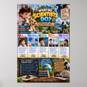 Was machen Wissenschaftler Poster (Vorne)