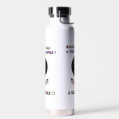 Was machst du bei den Rasenschüsseln? Trinkflasche (Links)