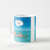 Was macht das? Cartoon Kaffeetasse (Vorderseite Links)