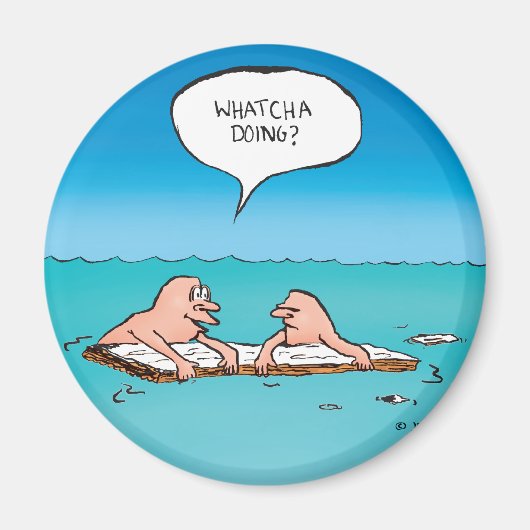 Was macht das? Cartoon Magnet (Vorne)
