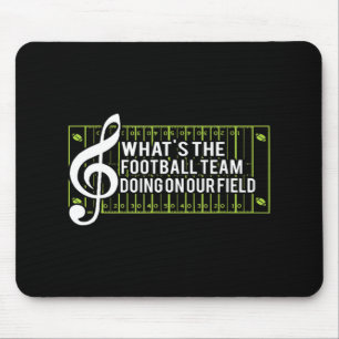 Was macht das Fußballteam auf unserem Feld? Mousepad