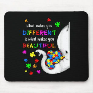 Was macht dich zu einem anderen Elefanten-Mama-Aut Mousepad
