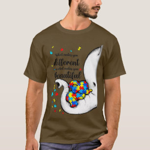 Was macht dich zu einem anderen Elefanten-Mama-Aut T-Shirt
