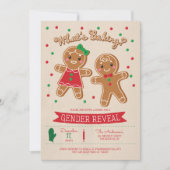 Was macht die Enthüllung von Lebkuchen? Einladung (Vorderseite)