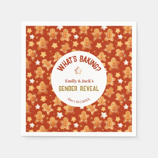 Was macht die Genderoffenbarung aus? Serviette (Vorderseite)