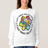 Was macht Sie anders Autismus Bewusstsein Sweatshi Sweatshirt (Vorderseite)