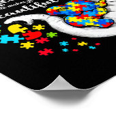 Was macht Sie zu einem anderen Autismus-Kinderelef Poster (Ecke)