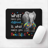 Was macht Sie zu einem anderen elementaren Autismu Mousepad (Mit Mouse)