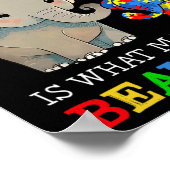Was macht Sie zu einem anderen elementaren Autismu Poster (Ecke)