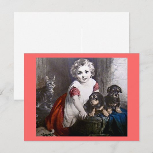 Was magst du? Magic Lantern Slide Postkarte (Vorne/Hinten)