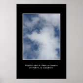 Was man sich vorstellen kann, kann man erreichen poster (Vorne)