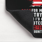 Was Männer bereit sind, für das zu geben Mousepad (Ecke)