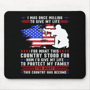 Was Männer bereit sind, für das zu geben Mousepad