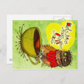 Was mein #Coffee mir sagt - OWLHAVEMYCOFFEENOW Postkarte (Vorne/Hinten)