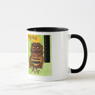 Was mein #Coffee zu mir sagt - Eulen-Tassen-Schuss Tasse