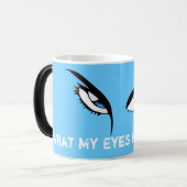 Was meine Augen gesehen haben Kaffee Tasse Cup (Vorderseite Links)