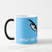 Was meine Augen gesehen haben Kaffee Tasse Cup (Links)