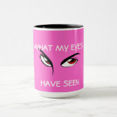 Was meine Augen gesehen haben Kaffee Tasse Cup (Zentrum)