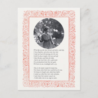 Was meine Lippen geküsst haben, wo und warum Postkarte