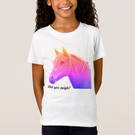 Was meinst du? Mystical Horses Girls T - Shirt (Vorderseite)