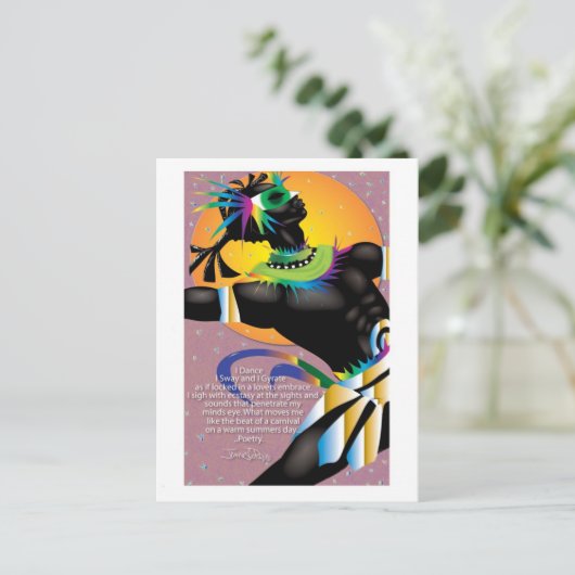 Was mich bewegt postkarte (Stehend Vorderseite)