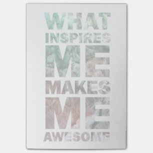 Was mich Inspiriere macht mich Phantastisch 2 Post-it Klebezettel