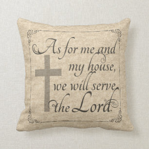 Was mich und mein Haus anbetrifft dienen wir den Kissen