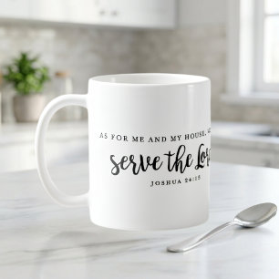 Was Mich Und Mein Haus Betrifft Josua 24,15 Kaffeetasse