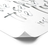 Was mich und mein Haus betrifft Poster (Ecke)