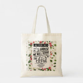 Was mich und mein Haus betrifft Tragetasche (Rückseite)