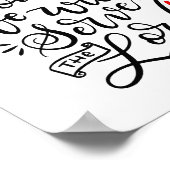 Was mich und mein Haus betrifft, werden wir dem He Poster (Ecke)