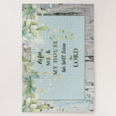 Was mich und mein Haus betrifft, werden wir dem He Puzzle (Vertikal)