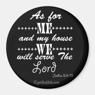 Was mich und meine Haus-gotGod316.com-Schrift Magnet