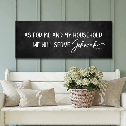 Was mich und meinen Haushalt auf Chalkboard angeht Leinwanddruck