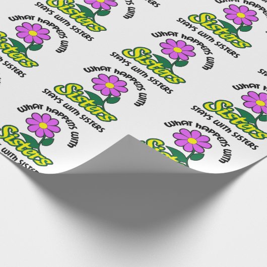 Was mit Schwestern passiert Geschenkpapier (Ecke)