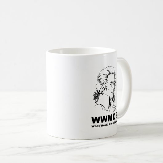 Was Mozart tun würde Kaffeetasse (VorderseiteRechts)