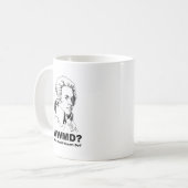 Was Mozart tun würde Kaffeetasse (Vorderseite Links)