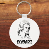 Was Mozart tun würde Schlüsselanhänger (Vorderseite)