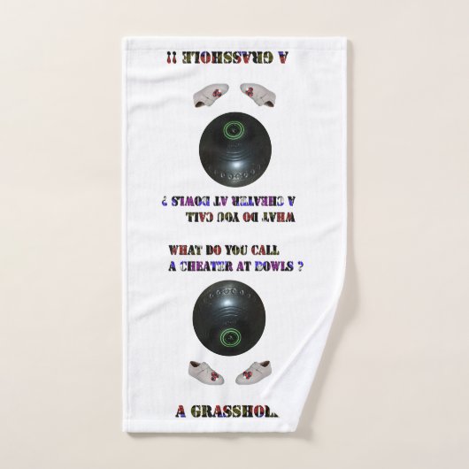 Was nennt man Cheater bei Rasenschüsseln, lustig? Badhandtuch Set (Handtuch)