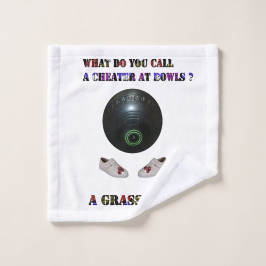 Was nennt man Cheater bei Rasenschüsseln, lustig? Badhandtuch Set (Waschlappen)