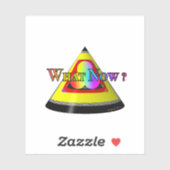 Was nun? aufkleber (Blatt)